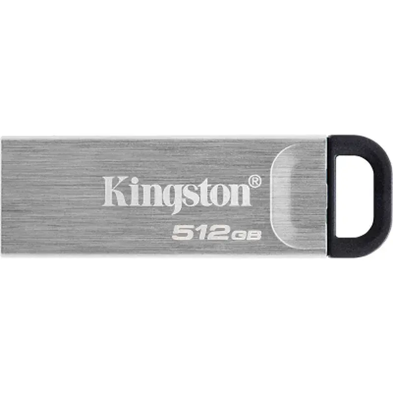 USB флеш накопичувач Kingston 512GB DataTraveler Kyson Silver/Black USB 3.2 (DTKN/512GB) - фото 2