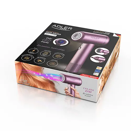 Фен Adler AD 2270 pink - фото 10