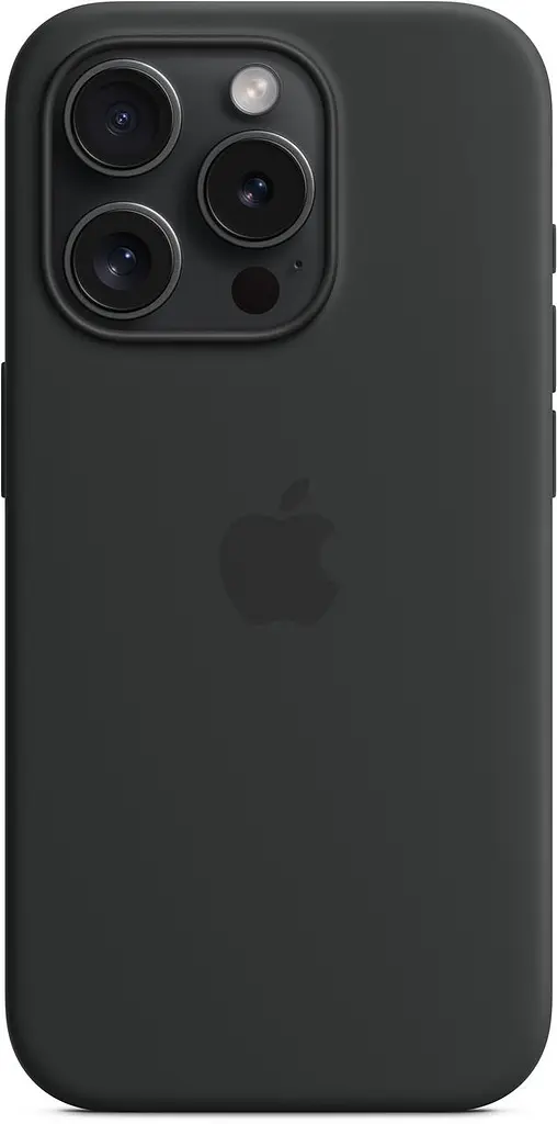 Оригінальний силіконовий чохол для iPhone 15 Pro Apple Silicone Case with MagSafe Midnight Black MT1A3ZM/A - фото 5