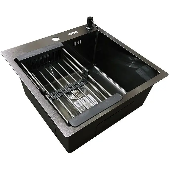 Кухонна мийка Romzha Arta U-450S BL - фото 3