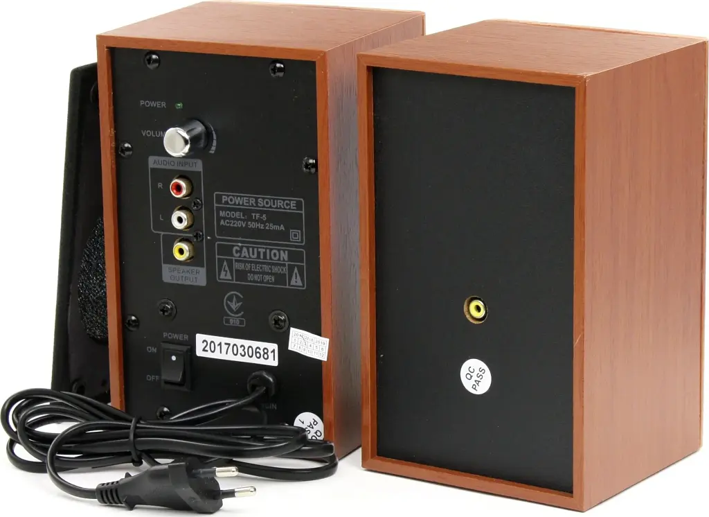 Акустическая система 2.0 Gemix TF-5 Cherry - фото 2