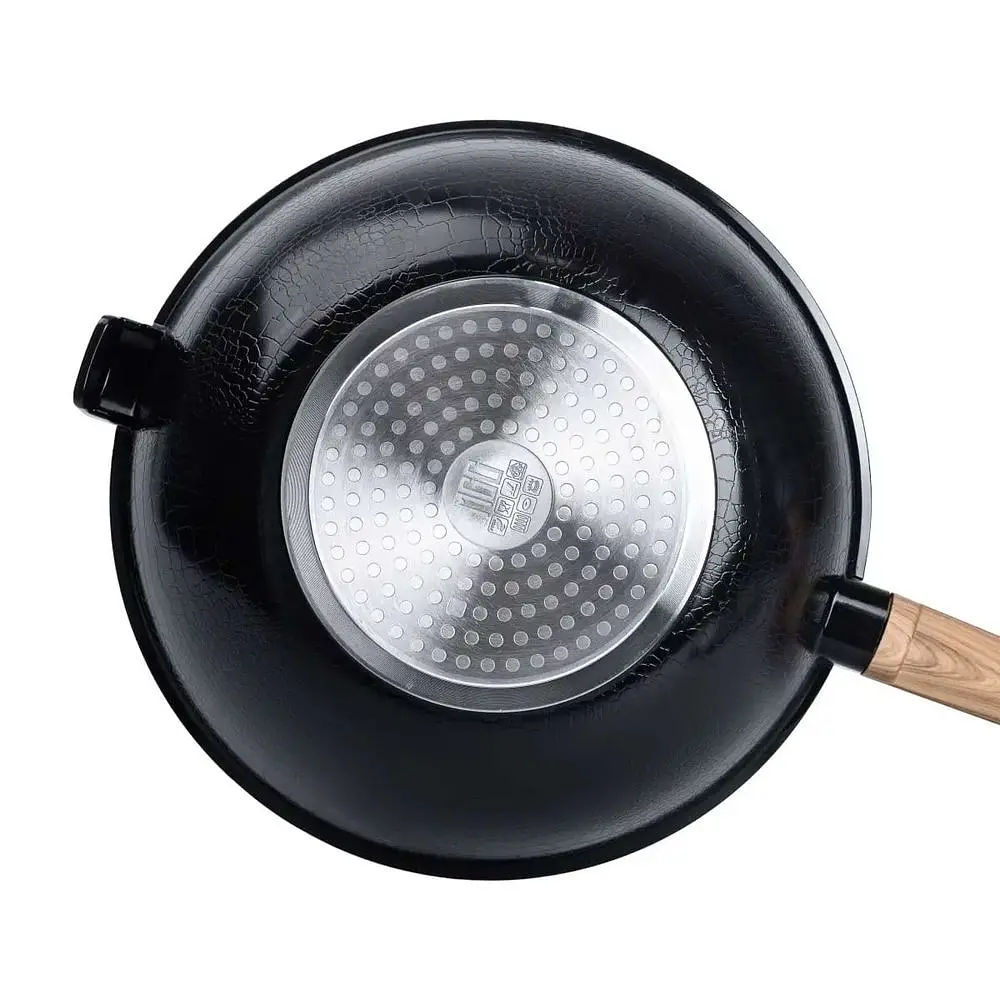 Сковорода ВОК MGC алюмінієва 30 см з антипригарним покриттям, чорний MGC HP-4-460B - фото 4