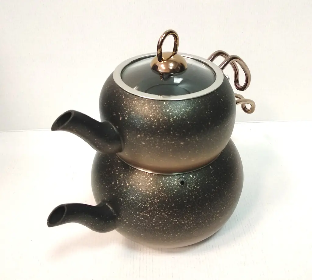 Двоярусний чайник O.M.S. Collection 8210-M Bronze (1/2 л) - фото 2