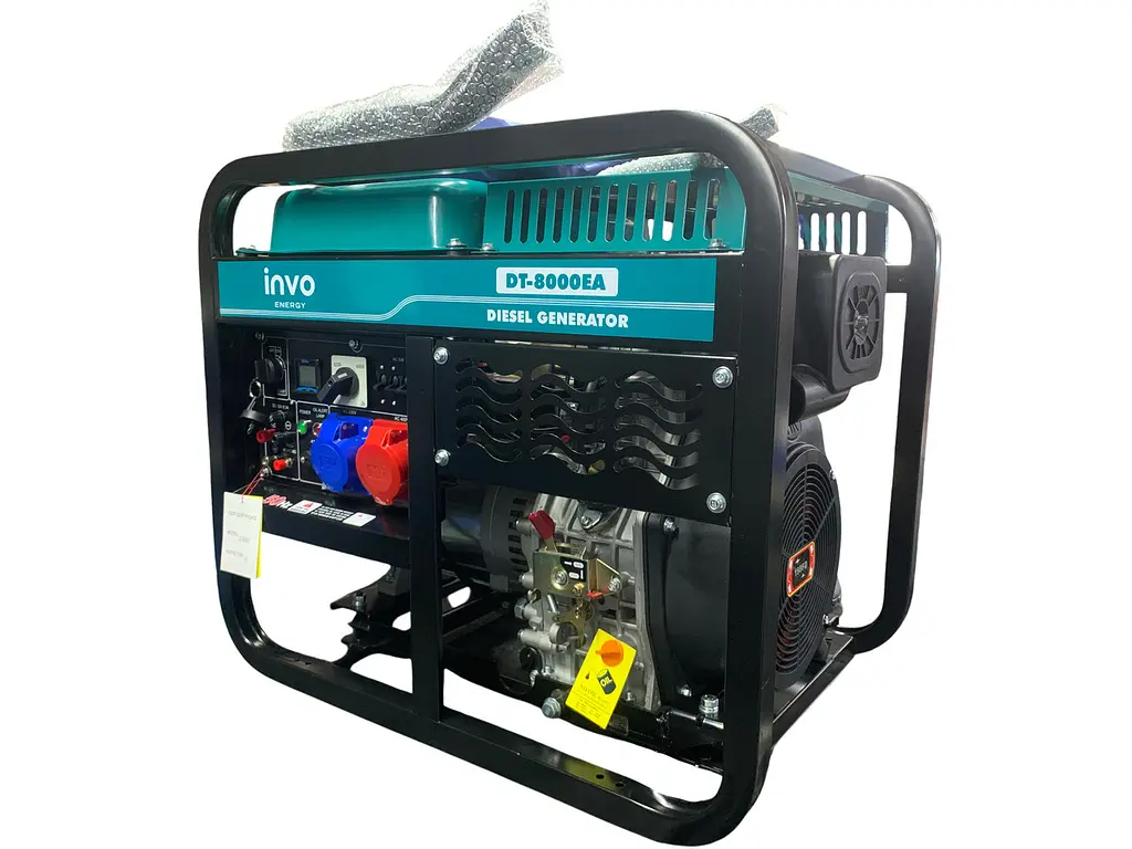 Дизельний генератор INVO DT-8000EA, 8/8.5кВт