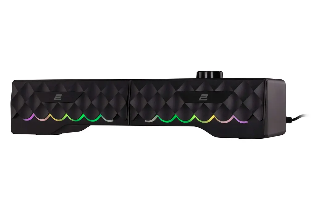 Акустична система 2E PCS232 RGB, Soundbar, 2.0, USB, Black - фото 7