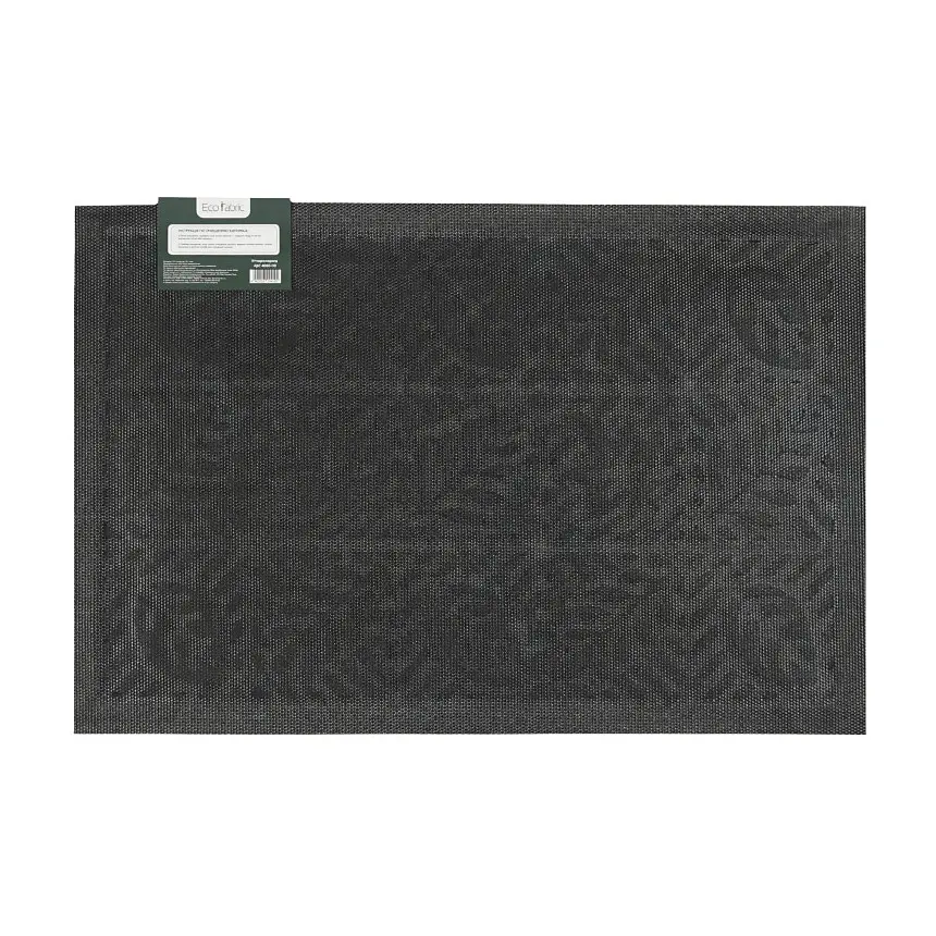 Килимок придверний Eco Fabric Листя з кромкою смарагд 40 х 60 см (4060-110) - фото 4