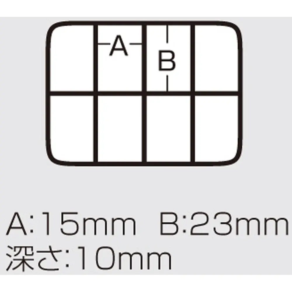 Коробка Meiho Fb-8 86x64x13mm Clear - фото 4