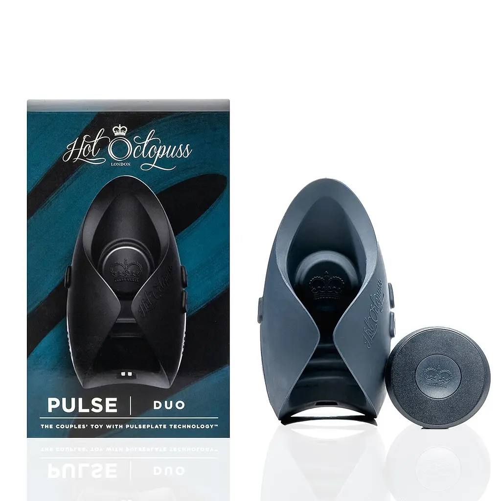 Іграшка для пар Hot Octopuss PULSE DUO, пульсація, використання без рук, підходить для пар, пульт ДК - фото 8