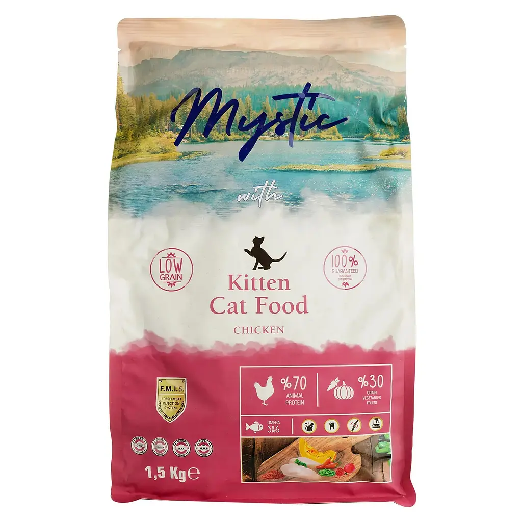 Сухий корм для кошенят Mystic з куркою, 1,5 кг - фото 2