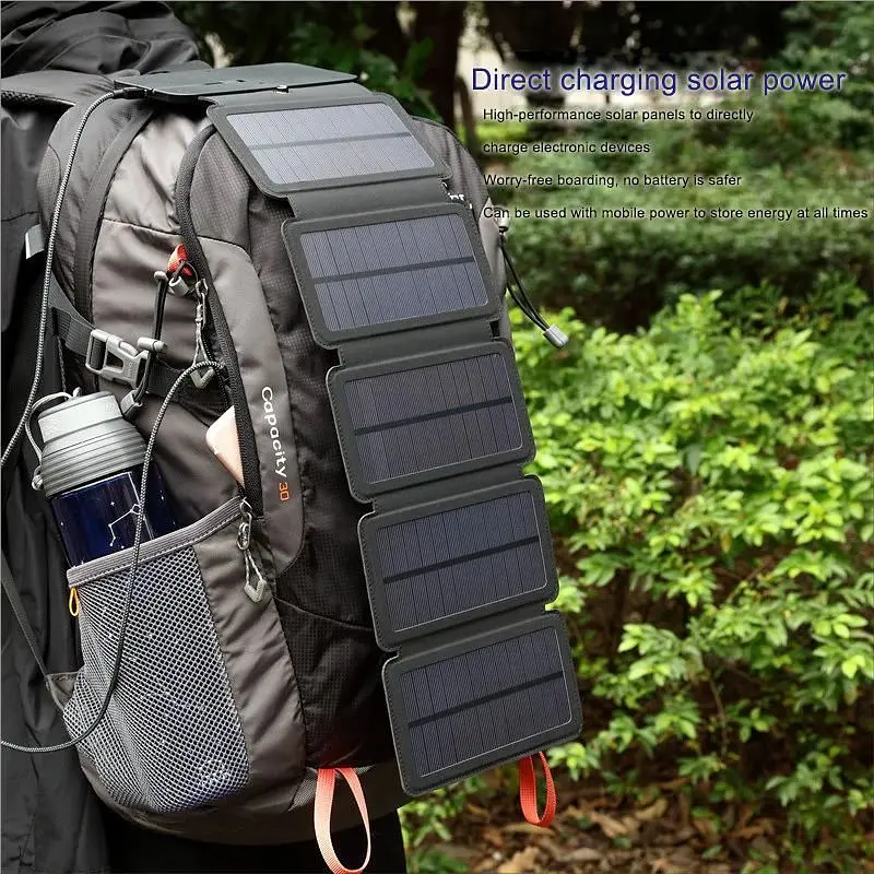 Туристическая солнечная зарядка для телефона Kernuap 5W, 5В / 1А (100130) - фото 2