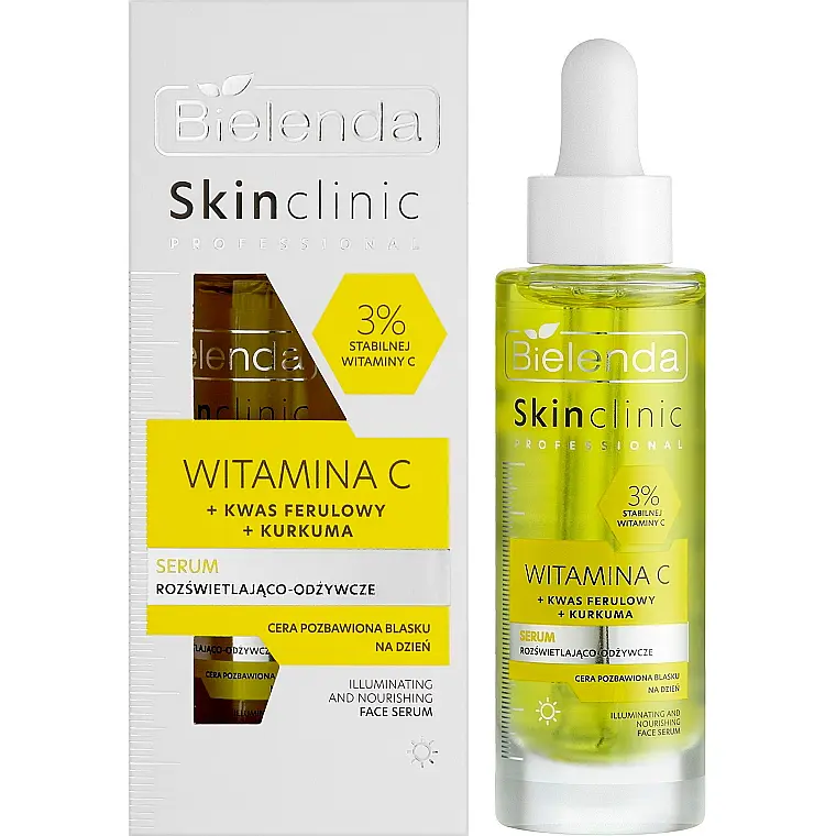 Сыворотка для лица Bielenda Skin Clinic Professional Vitamin C осветительная и питательная 30 мл - фото 2