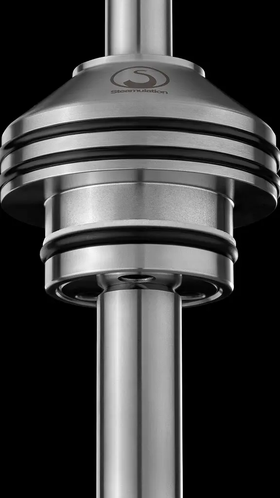 Кальян Steamulation Xpansion Mini Epoxid Marble Black - фото 7