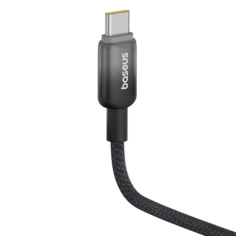 Кабель Baseus Discolor Series Fast Charging Cable USB-C to USB-C 100W 1 м Cluster черный - фото 3