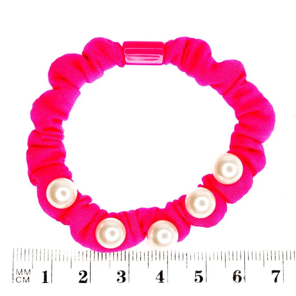 Набір резинок для волосся La-beauty 0303-1078 різнокольорові, 18 штук, з намистиною - фото 3