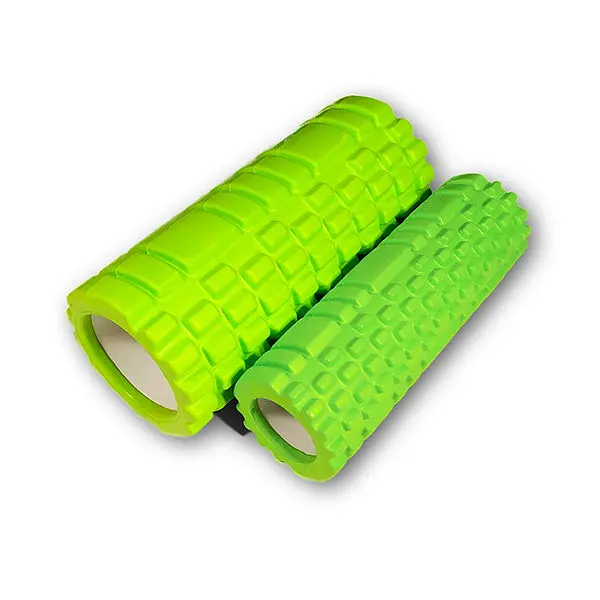 Масажний ролик EasyFit Grid Roller Double 33 см Салатовий - фото 2