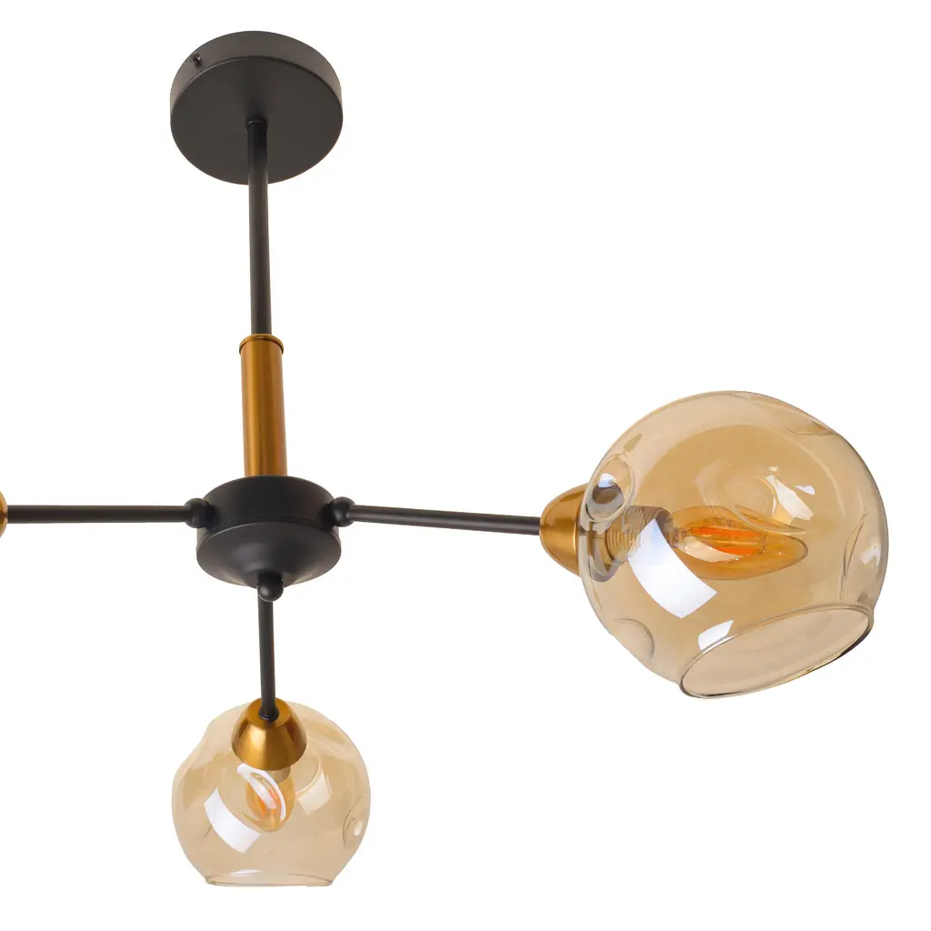 Люстра Brille молекула в спальне Е14 40W G (BL-802S/3) - фото 2