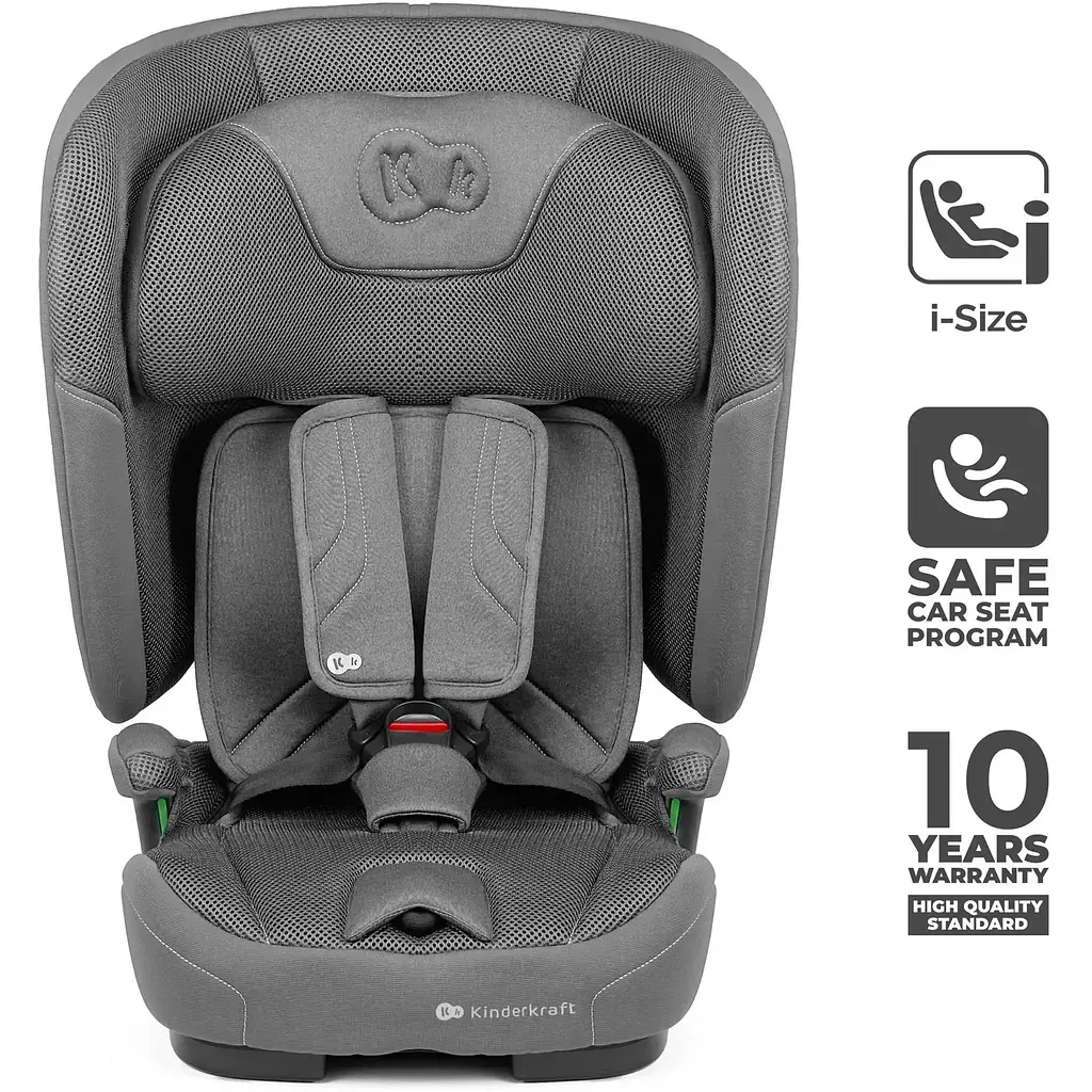 Автокресло Kinderkraft Fix2Go i-Size Grey (KCFI2GO0GRY0000) - фото 11