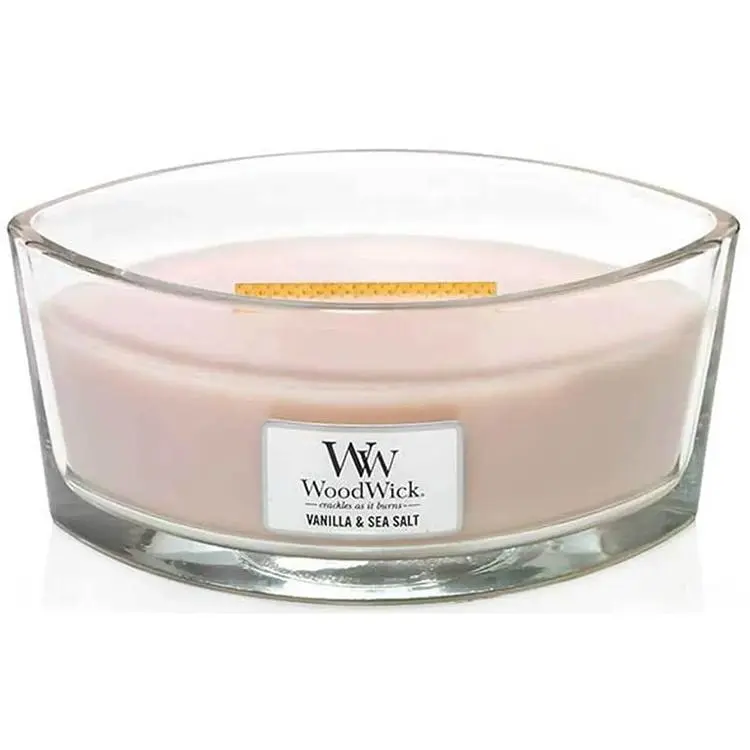 Свічка Woodwick Ellipse Vanilla Sea Salt Ваніль та морська сіль 453 г (76191E) - фото 2