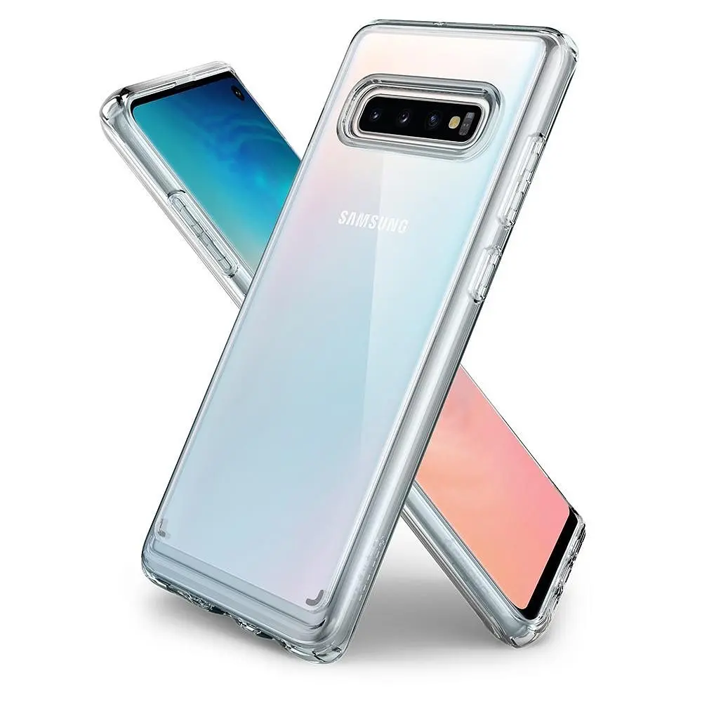 Чохол прозорий протиударний Spigen Ultra Hybrid 605CS25801 для Samsung Galaxy S10 (6.1") Clear - фото 7