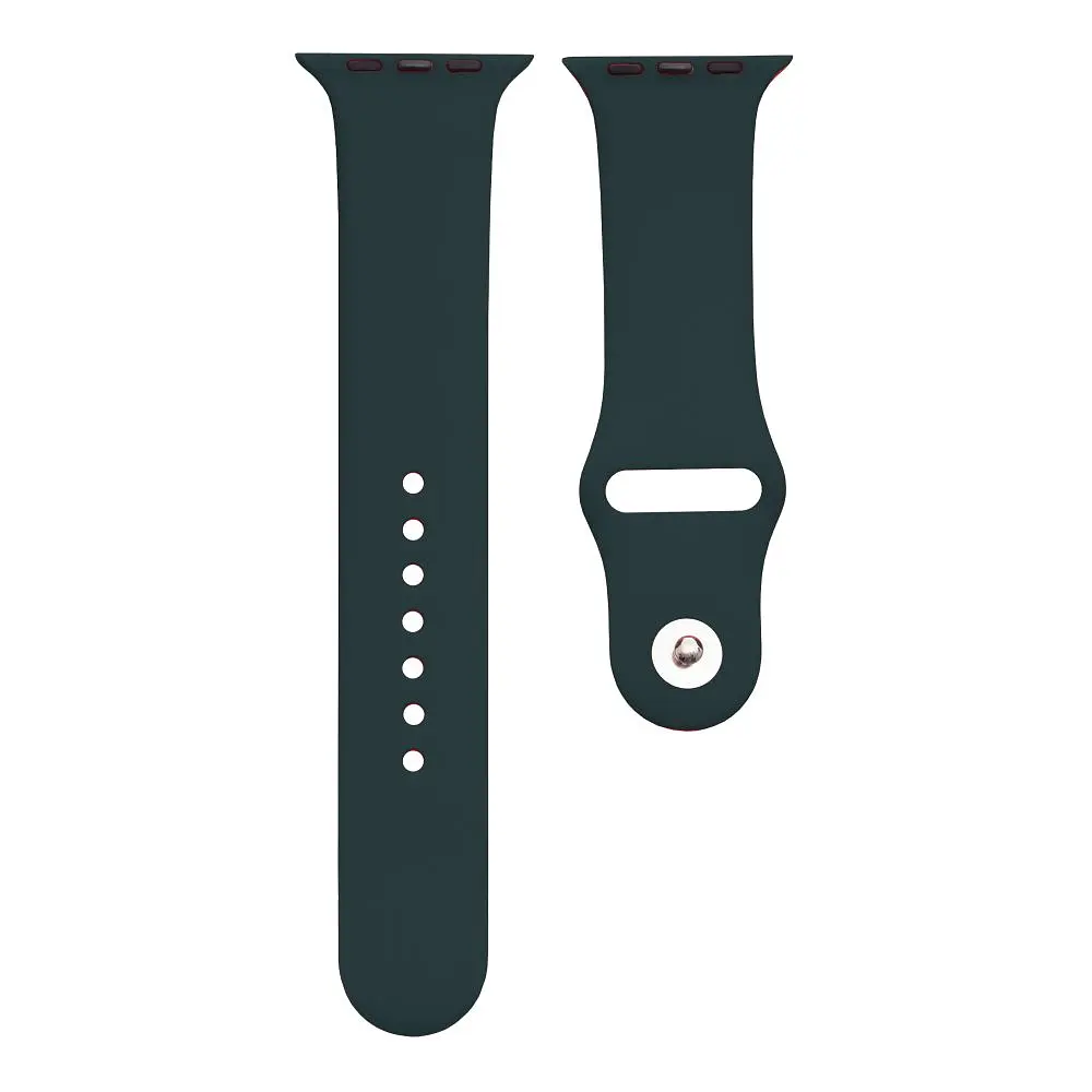 Ремінець ANCHOR Apple Watch Band Silicone One-Piece Size-L Watch 49/Watch 45/Watch 44/Watch 42 mm Atrovirens (26244_3665319)