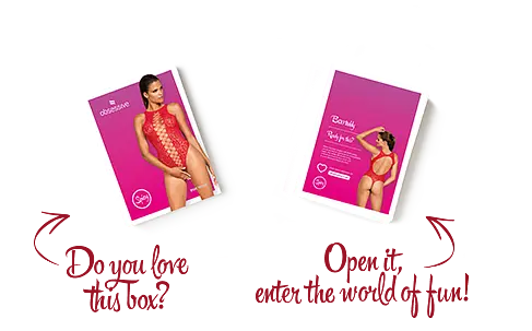 Ажурний бодістокінг із ефектом шнурівки Obsessive B120 teddy red S/M/L, червоний - фото 7