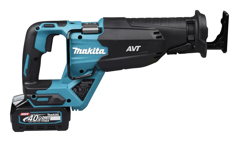 Пила шабельна акумуляторна Makita JR002GM201 (32 мм, 3000 об/хв, 1800 Вт, BL, AVT, XGT) - фото 8