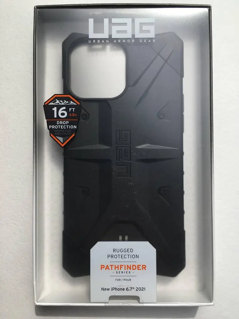 Оригінальний протиударний чохол UAG Pathfinder для iPhone 13 Pro Max (6.7") Black 113167114040 - фото 2