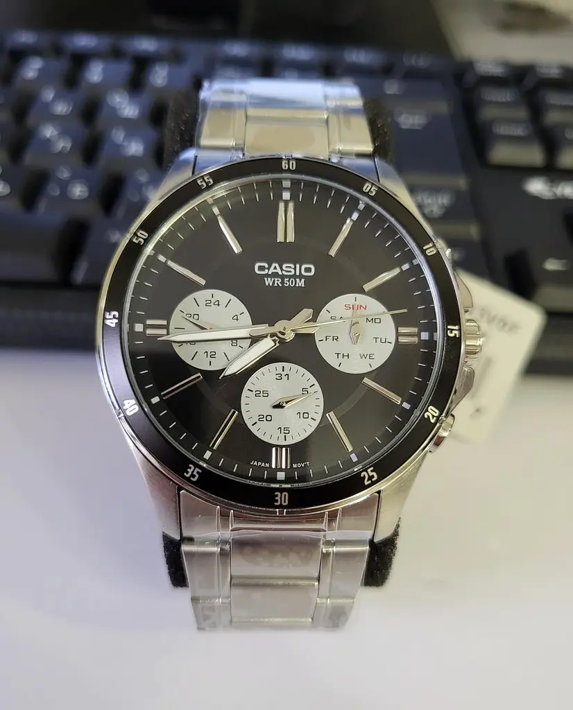 Чоловічий годинник Casio Timeless Collection MTP-1374D-1A3VDF - фото 4