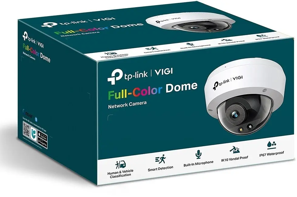 IP-Камера VIGI C240-2.8, PoE, 4Мп, 2,8 мм, H265+, IP66, Turret, кольорове нічне бачення, вну TP-Link teh0016002 - фото 5