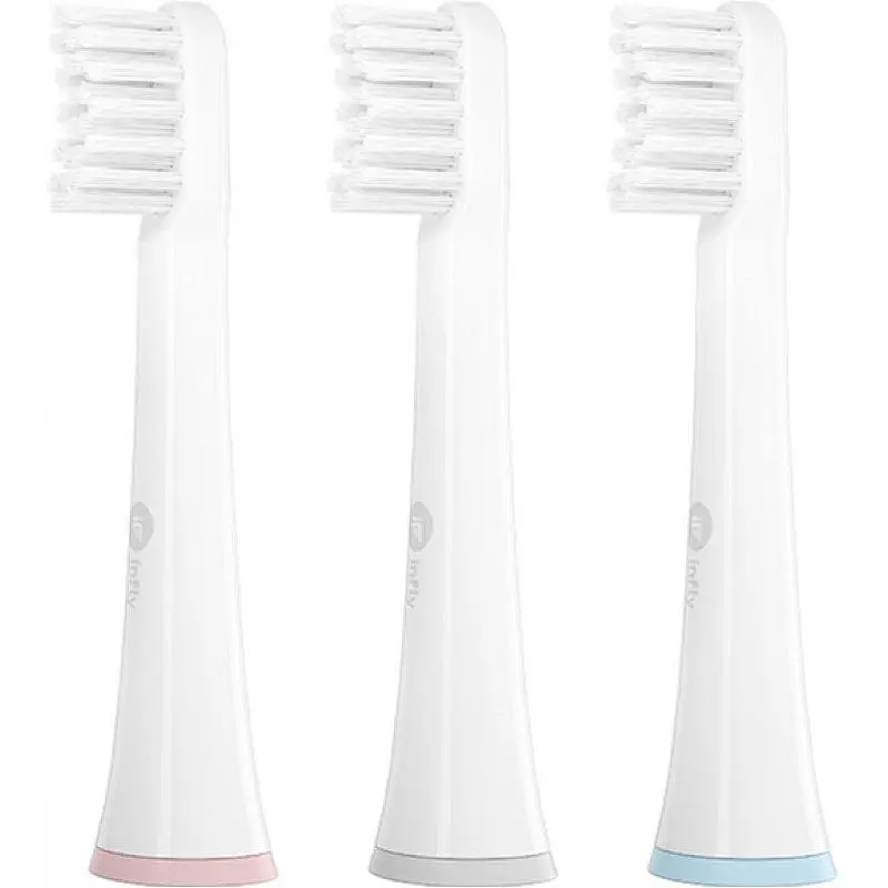 Насадки для электрической зубной щетки inFly Toothbrush Head for PT01 White 3 шт - фото 2