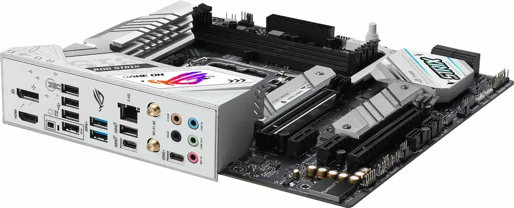 Материнська плата ASUS ROG STRIX B760-G GAMING WIFI (ROG STRIX B760-G GAMING WIFI) (Socket 1700, Intel B760, Micro-ATX) - фото 2