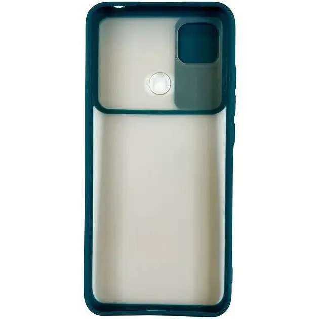 Бампер Totu Slide Camera Matt Case Xiaomi Redmi 9C Green - фото 3