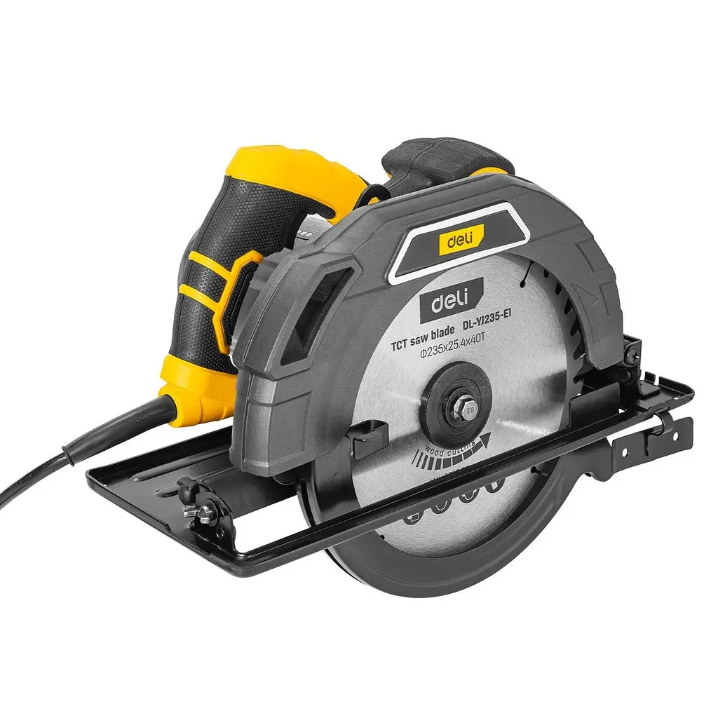 Циркулярна пила електрична 2200 Вт 9-1/4"40T Deli DL-YJ235-E1 - фото 2