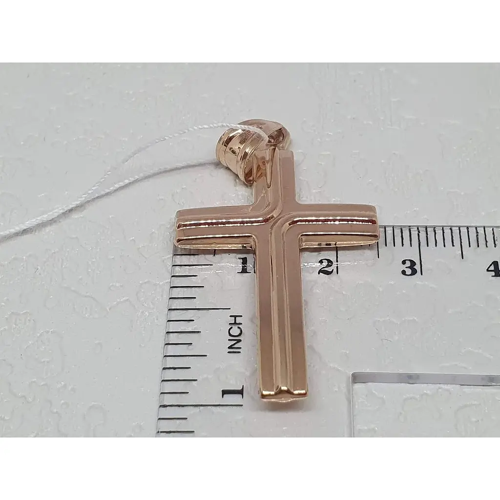 Золотой крестик Favoritum с алмазной гранью. 3190 - фото 5