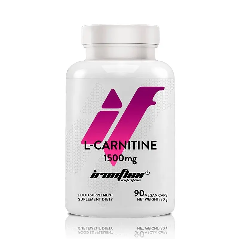 L-карнітин тартрат L-Carnitine 1500 mg, 90 вегакапсул IronFlex vit0004427 - фото 2