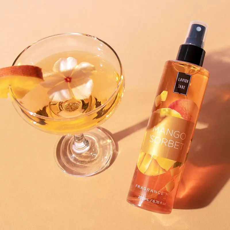 Зволожуючий спрей для тіла LAVISH CARE BODY MIST - MANGO SORBET з ароматом манго, 200 мл - фото 2