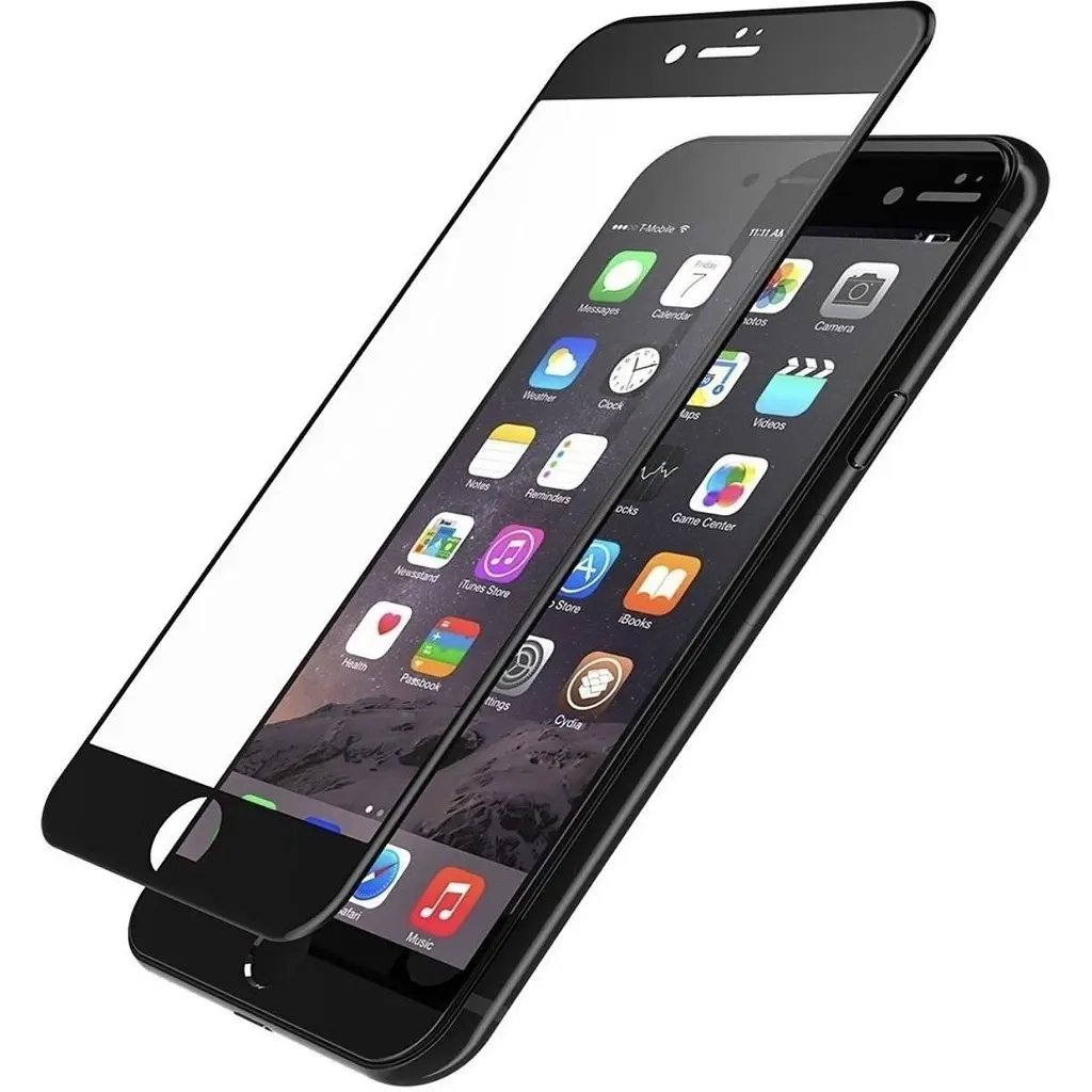 Захисне скло Zifriend Full Glue & Cover для Apple iPhone 7 Plus / 8 Plus Black автоматична поклейка (703201) - фото 2