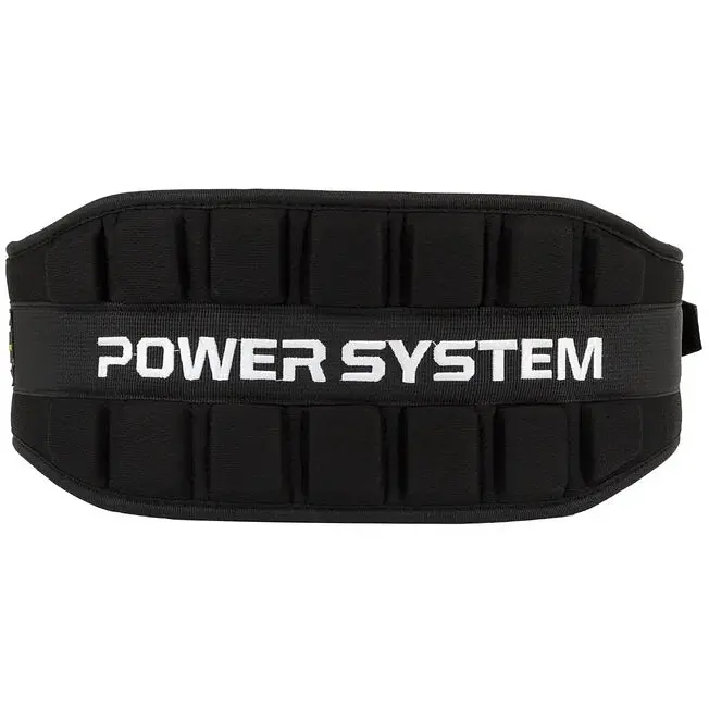 Пояс для тяжелой атлетики Power System PS-3230, Black/Red - M - фото 2