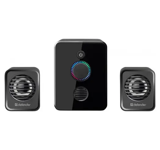 Акустична система Defender V12 (2.1) 11W USB (Чорний) - фото 4
