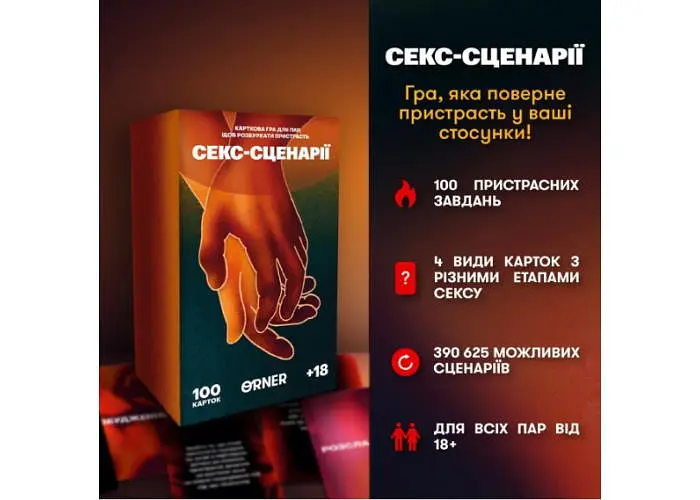 Настольная игра Оrner Секс-сценарии (укр.) (orner-2866) - фото 9