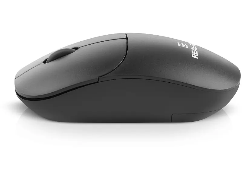 Миша REAL-EL RM-313 W Black (EL123200042) - фото 3