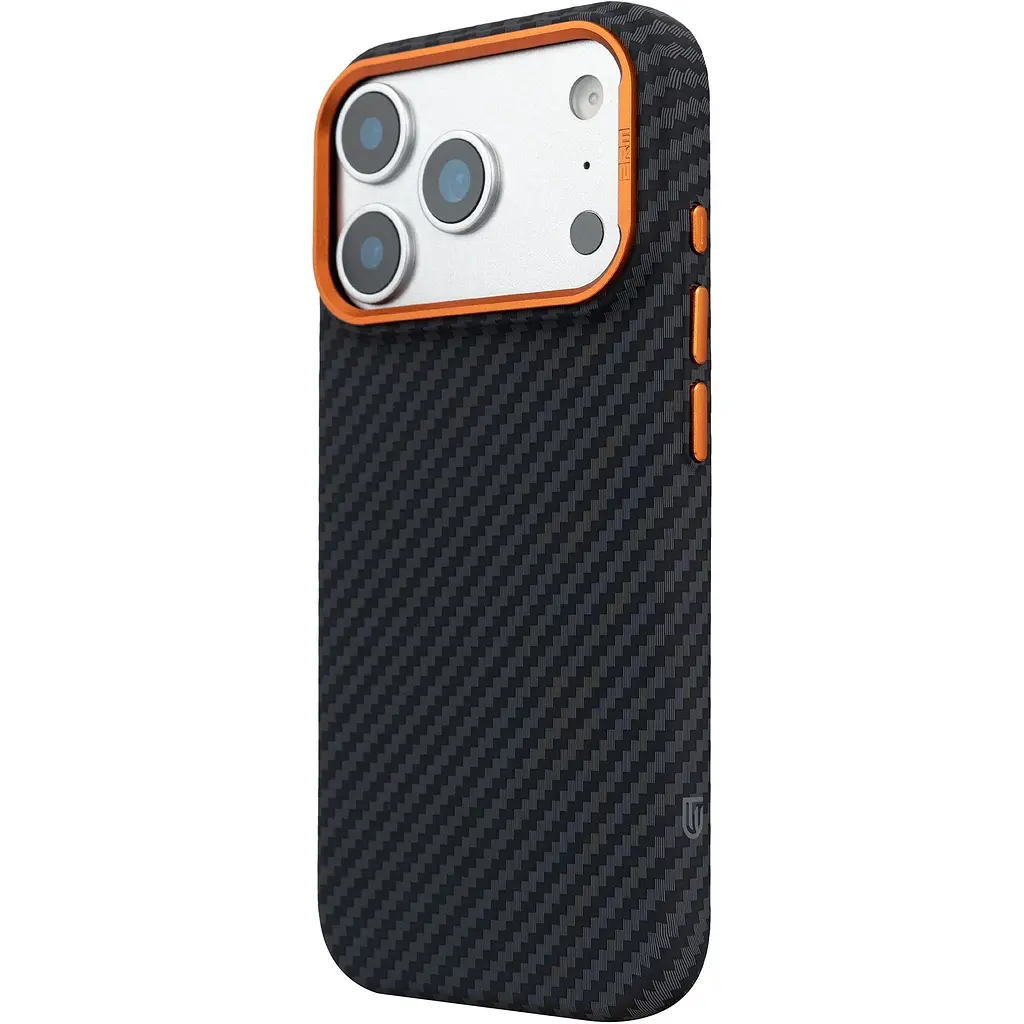 Чохол ArmorStandart LikeCarbon2 SE MagCase для Apple iPhone 17 Pro Black Orange (ARM89161) [156300] - фото 5