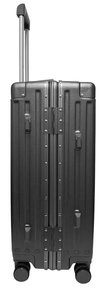 Валіза середня M Madisson Snowball 66503 M 64x43x26 см 100% полікарбонат на засувках Сірий - фото 6