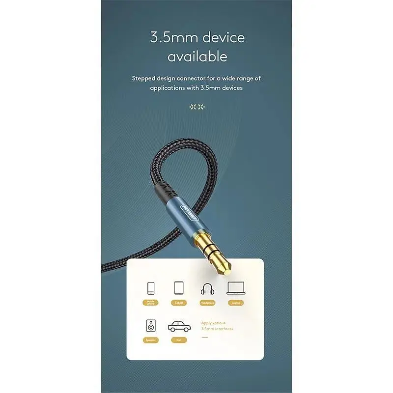 Кабель Joyroom AUX stereo audio cable SY-10A1 1 м - фото 6