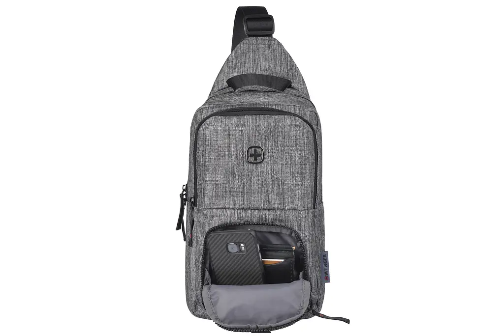 Рюкзак-слінг, Console Cross Body Bag, сірий Wenger teh0014620 - фото 8
