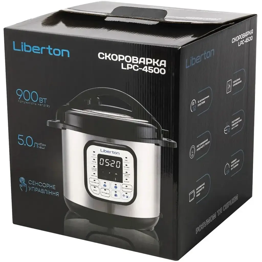 Мультиварка-скороварка Liberton LPC-4500 [115705] - фото 8
