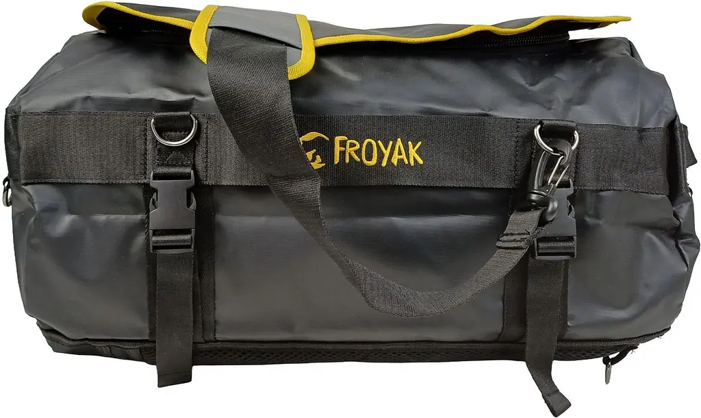 Сумка-рюкзак Froyak Водонепроникна 30L Чорний - фото 2