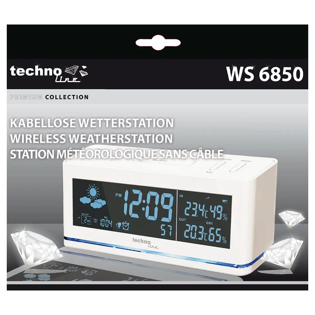 Метеостанція Technoline WS6850 White (WS6850) - фото 5