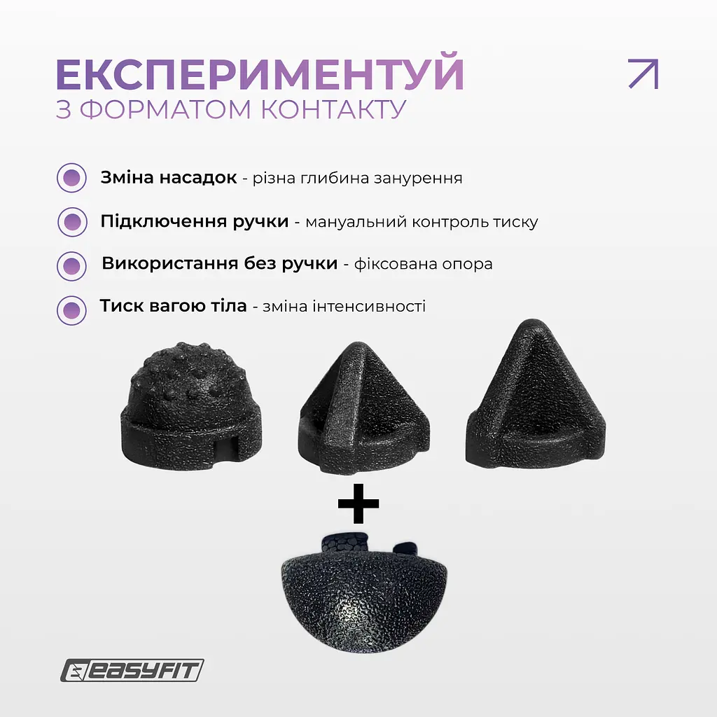 Набір масажерів для МФР EasyFit TriggerSet (4 шт.) - фото 6