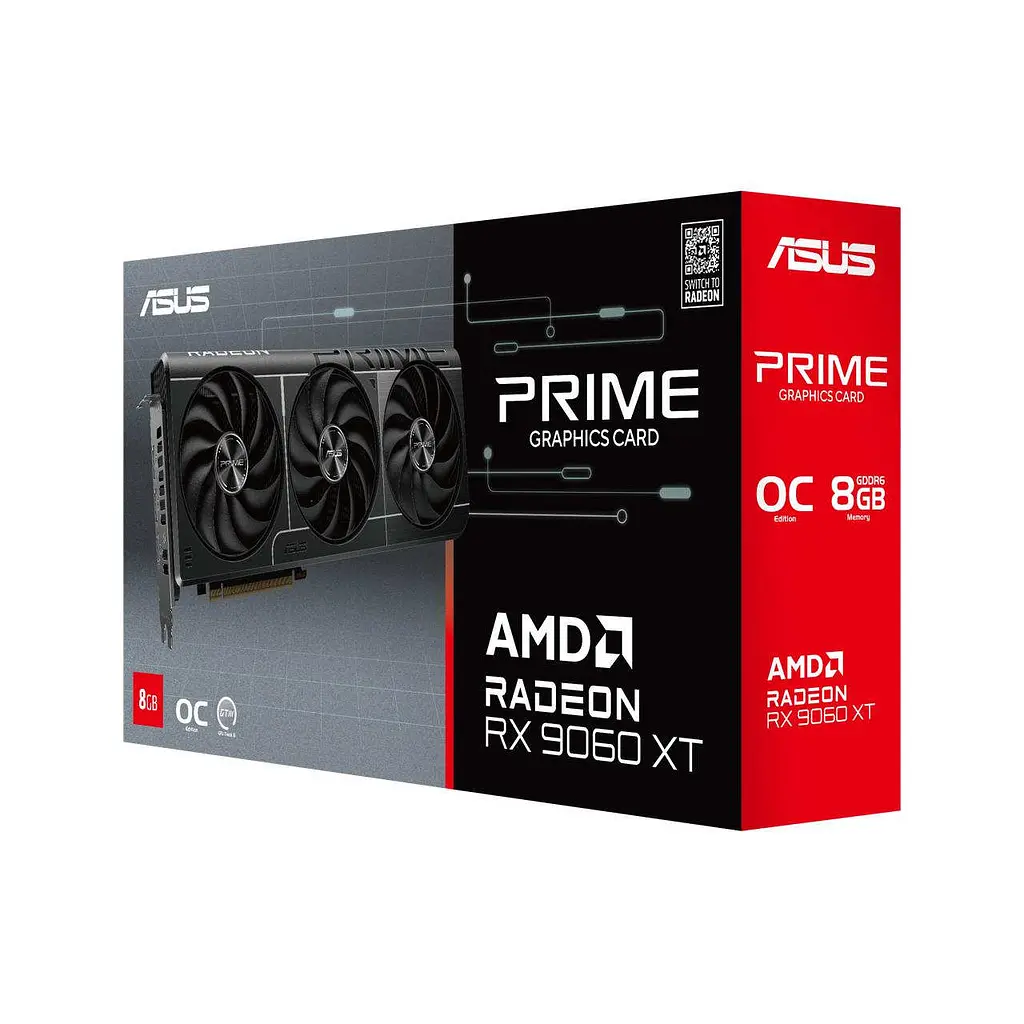 Видеокарта Asus PRIME-RX9060XT-O8G - фото 10